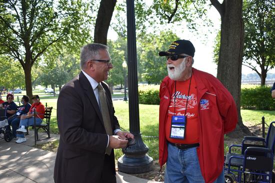 Chairman Bost and Vietnam Veteran