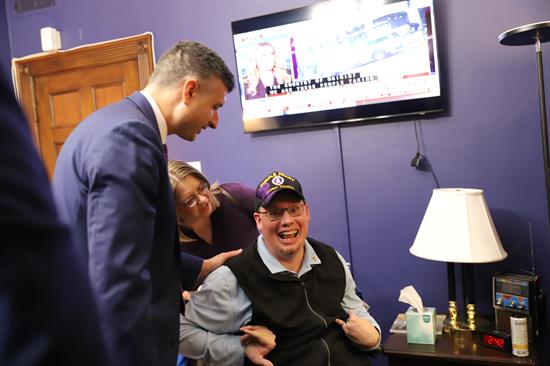 Rep. Tom Barrett and Eric Edmundson 